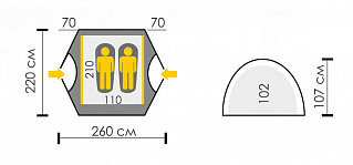 Палатка &amp;quot;EXPLORER 2&amp;quot; PRO Talberg