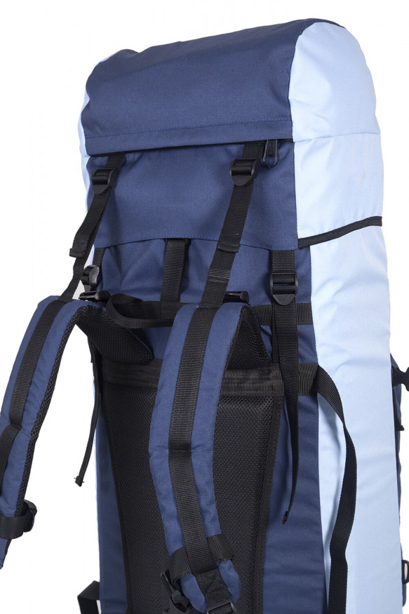 Рюкзак туристический Оптимал 2 серо-красный, 120 л, ТАЙФ