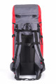Рюкзак туристический Оптимал 2, серо-красный, 100 л, ТАЙФ