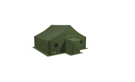 Армейская брезентовая палатка УЗ-68