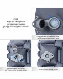 Коврик надувной 1008 MATTRESS 189 х 58 х 6 см, ATEPA