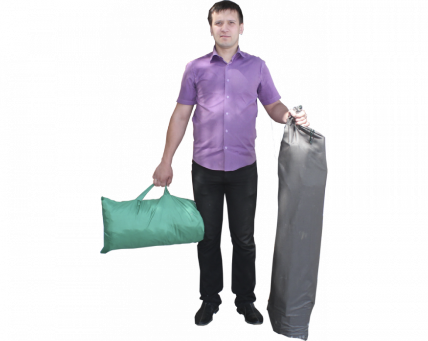 Торговая палатка Домик 2,0х2,0 К, каркас из квадратной трубы 20х20 мм